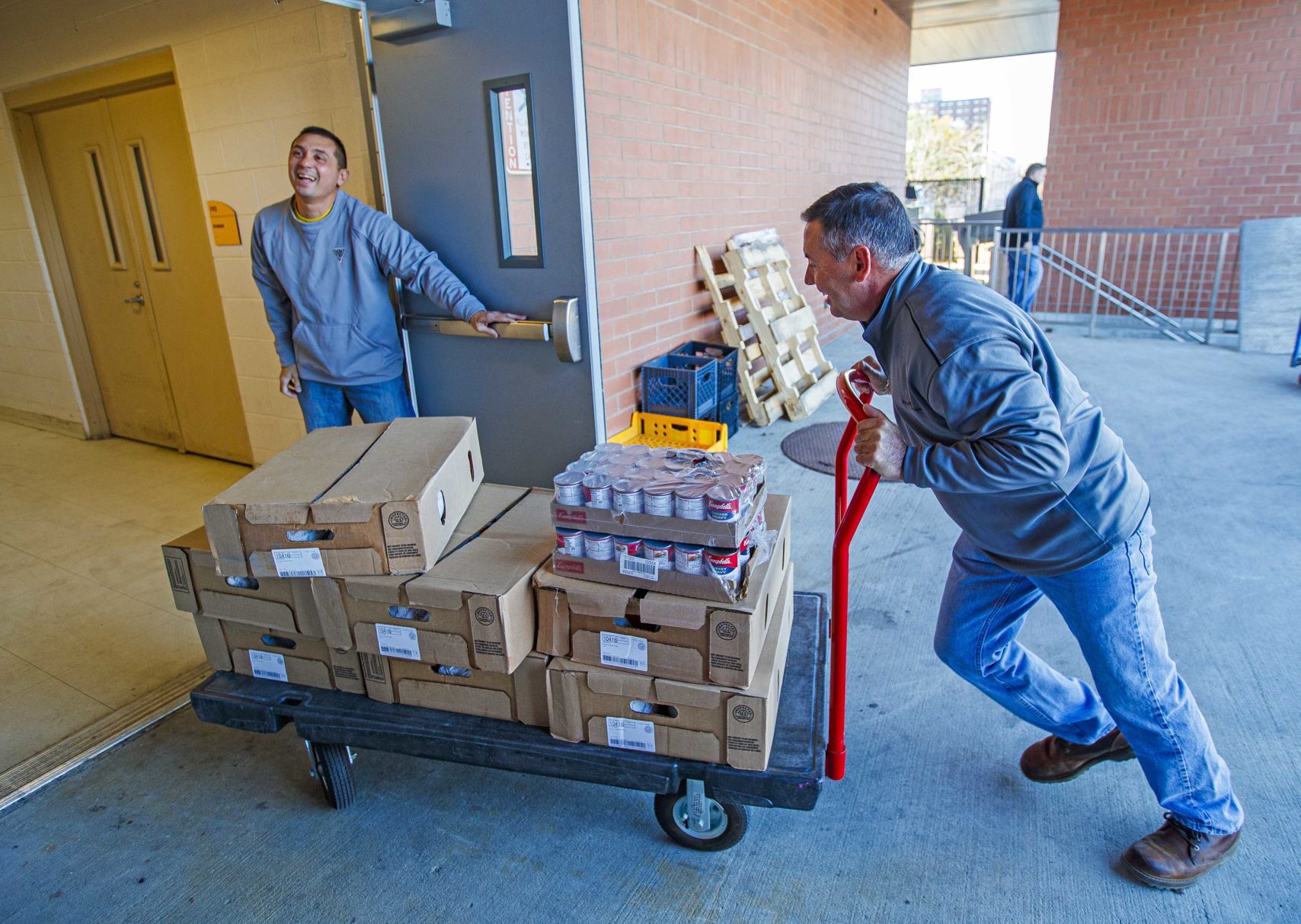 Pennsylvania Avenue School held a Thanksgiving Turkey Basket donation event for school families